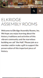 Mobile Screenshot of elkridgeassemblyrooms.org